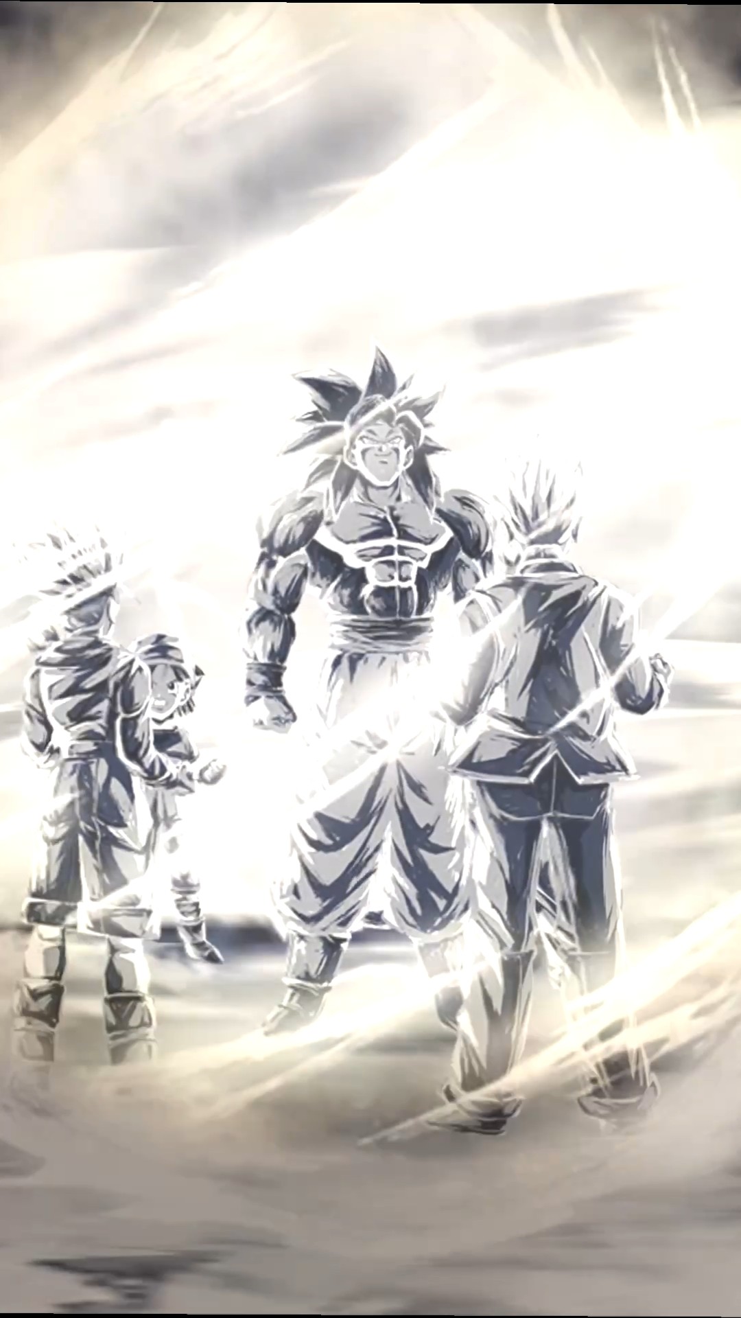 ULTRA 超フルパワーサイヤ人4 孫悟空 ガシャ墨絵演出【ドラゴンボール