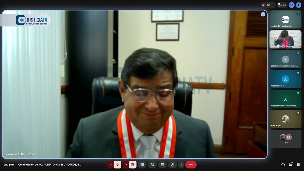 Juicio oral contra expremier César Villanueva Arévalo y otros acusados