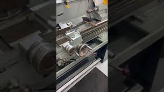 Turning steel on the Colchester lathe
Machining some steel (black round) on the Colchester Master 2500 today. Little job for one of subscribers (Grant. T). Used HSS to turn the O.D. taking 0.040” passes. Carbide used on the facing and parting off. Turning steel on the Colchester lathe