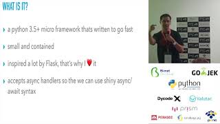 Fauzan ErichEmmerling - Sanic: Experience Blazing Fast Python Web Framework