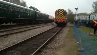 08 631 Eagle pulls into Dereham heritage railway