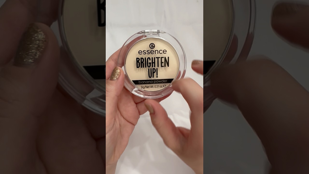 ASMR Essence Cosmetics BRIGHTEN UP! Banana Powder 