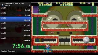 Snow Bros. Nick & Tom (Genesis) | Speedrun | Any% 1 Player | 27:22.11 screenshot 4