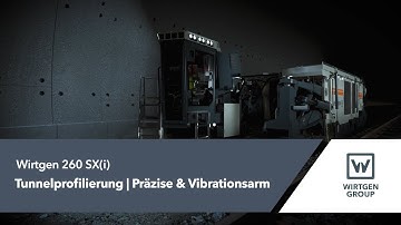 Wirtgen Cross Application Miner 260 SX(i) | Profilierung und Absenkung von Tunnelsohlen