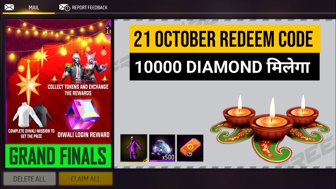 OMG 10000 Diamonds Redeem Code Free Fire 21 October Redeem Code Free omg-10000-diamonds-redeem-code-free-fire-21-october-redeem-code-free