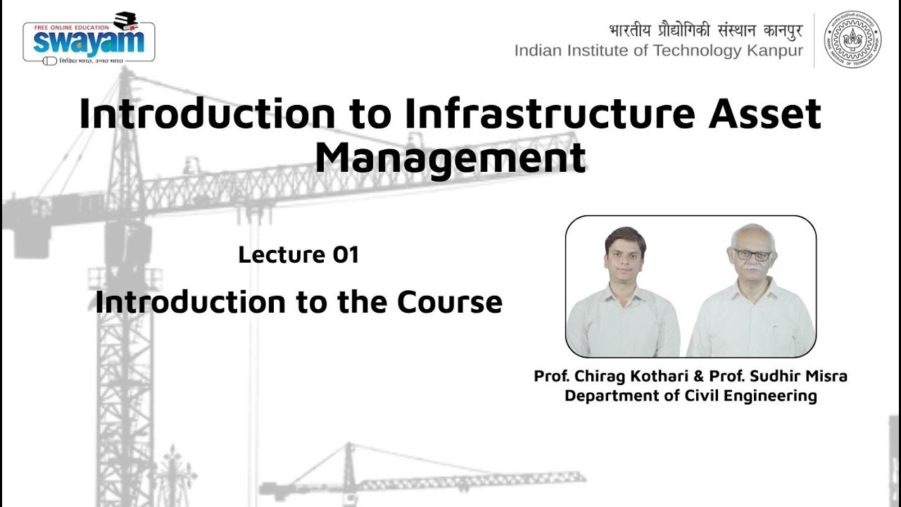 Lecture 01: Introduction to the Course - YouTube