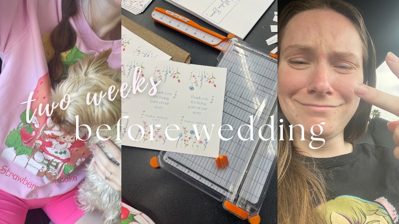 two weeks before wedding | diy bride, wedding stress