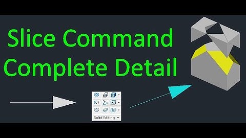 AutoCAD Slice Command in Hindi/Urdu / How to use Slice Command in AutocCAD