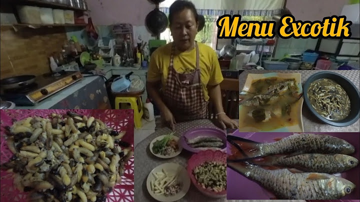 EXOTIC MENU OF GAMANG/SUGAR CANE GRAPES & ADONG/JUAK FISH, VERY DELICIOUS SOUP #ukaisenangkasenang
