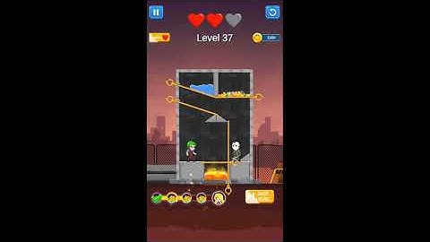 pull pin master level 37 gameplay walkthrought solution ||Bugti Gamer||