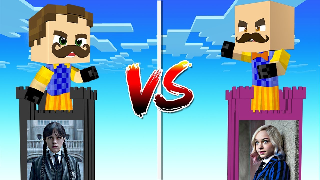 ვენსდეი VS ენიდის კოშკი მაინქრაფთში!