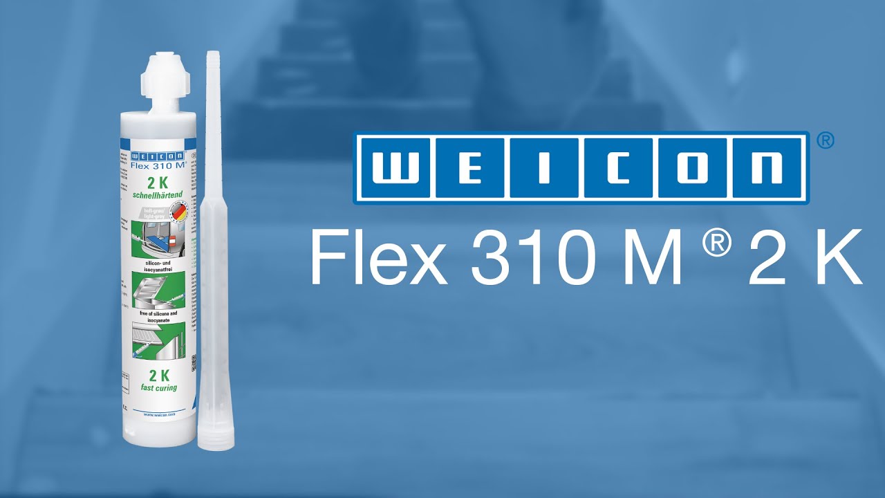 12er Pack WEICON Flex 310 M Super-Haft – Weiß, 290 Ml, Für Extreme Klebearbeiten