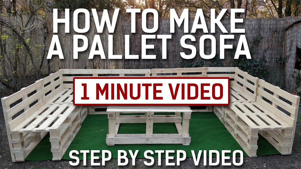 How To Make A Pallet Sofa Diy