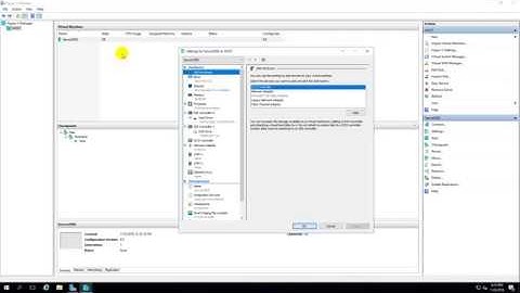 Setting Automatic stop action for virtual machine when host shuts down in Hyper V 2016