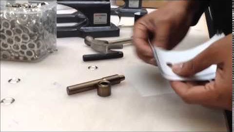 How To Use Tarpaulin Grommet Eyelet Kit Sealants and Tools Direct