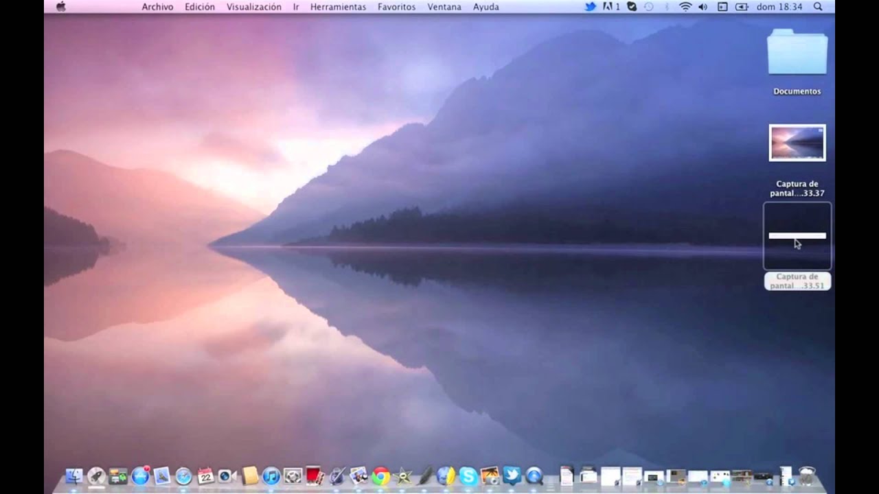 Hacer capturas de pantalla en Mac OS X Lion - YouTube
