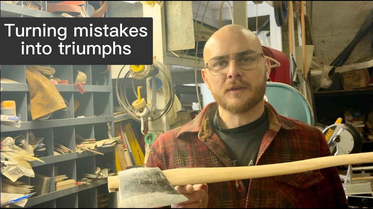 Your axe handle doesn't have to be perfect - how to turn a flawed board into a functional handle