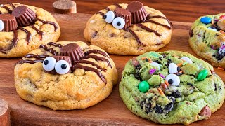 New Style Chocolate Chip Cookie | All From One Dough | Halloween Cookies