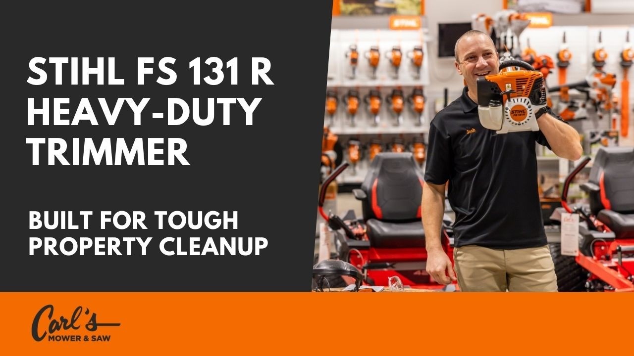 STIHL FS 131 R | Serious String Trimmer Power - YouTube
