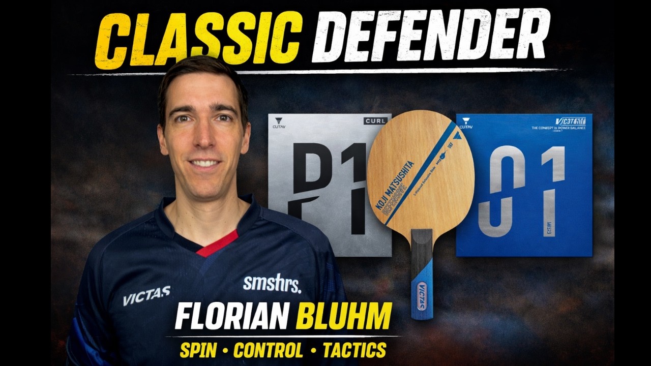 Florian Bluhm - Classic Long Pips Chopper | Racket Setup & Playstyle #longpips #chopper