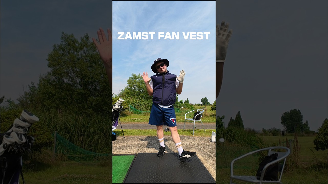 超涼しい【ファンベストで快適な夏】ZAMST FAN VEST #shorts