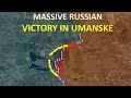 Massive russian victory in umanske l encirclement of ukrainian troops in krasnohorivka