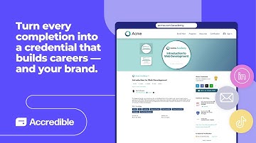 Credentials That Build Careers and Your Brand | Accredible Overview