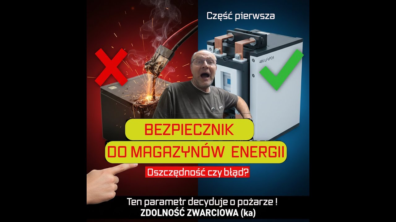 Bezpiecznik do magazynu energii – dlaczego NIE WOLNO na nim oszczędzać? (Część 1)