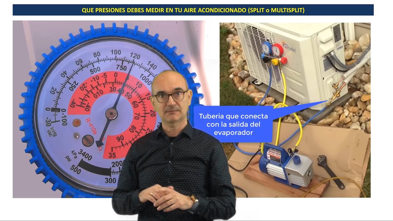 Botánico Sermón Hablar en voz alta How to know how many psi or bar the air conditioning unit has (Chap 2) -  YouTube