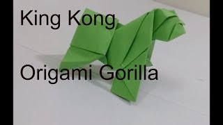 Origami Gorilla, How to fold King Kong