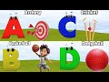 ABC Phonics Song , Sports Song , Sports phonics song for toddlers to learn alphabets, abc song