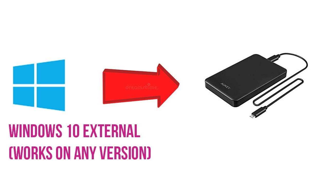 how to install any version of windows to an external hard drive/ssd YouTube