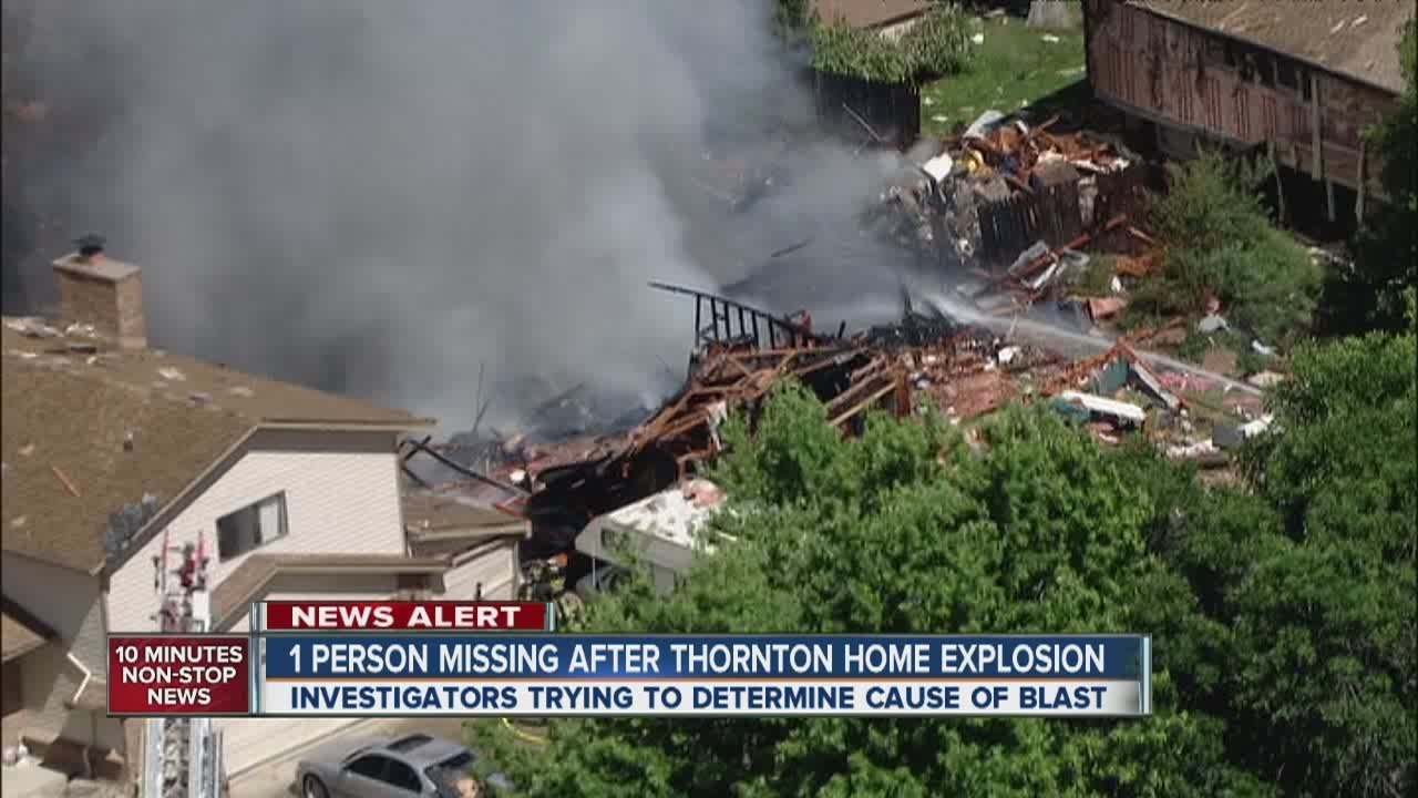 1 person missing after Thornton home explosion YouTube