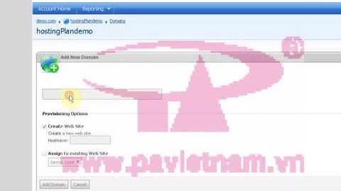 Hướng dẫn - Tạo Subdomain tren WebsitePanel | P.A Việt Nam