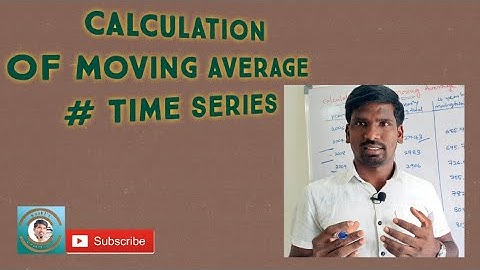 3 Yearly moving average method Time series