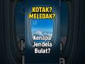Kenapa Jendela Pesawat Bulat… Pernah Kotak &amp; Meledak! 💥#science