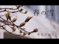 やなせなな/Nana Yanase 春の雪