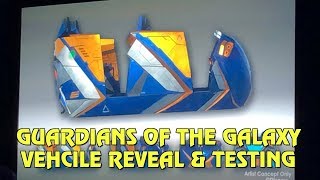 Guardians of the Galaxy roller coaster vehicle concept reveal | IAAPA 2018