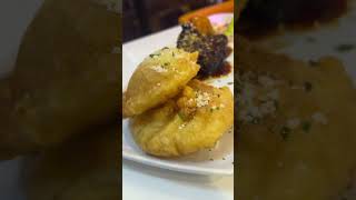 Chicken wings with crispy mashed potatoes #foodie