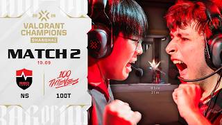 모두의 힘을 모아서 | 100T vs NS  | 플레이오프 3일차 MATCH 2 H/L 10.09 | 챔피언스 상하이