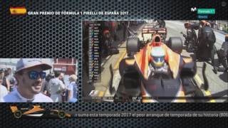 Entrevista Fernando Alonso Post Race Spain F1 2017
