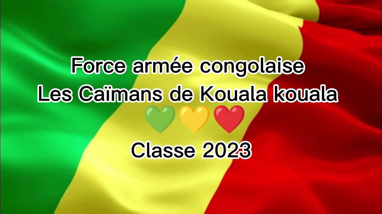 Force armée congolaise 💚💛❤️ Les Caïmans de Kouala kouala Classe 2023