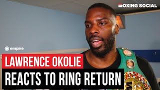 Lawrence Okolie REACTS To 1st Round Lukasz Rozanski KO, HONEST On Potential Dillian Whyte Fight