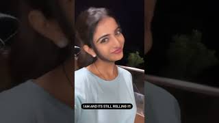 Ananya Nagalla In Casual Look Night Time Shooting Still Rolling Latest Video
