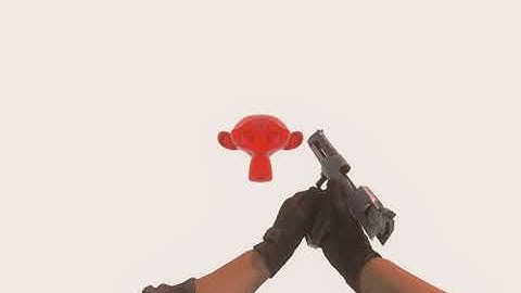 Desert Eagle Animation Made With Blender