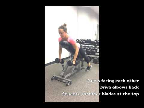 Chest Supported Dumbbell Row (Neutral Grip)