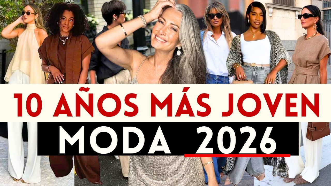 🔴¡LAS TOP TENDENCIAS VERANO 2026 PARA LUCIR MÁS JOVEN!