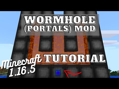 Wormhole (Portals) Mod Tutorial - Minecraft 1.16.5