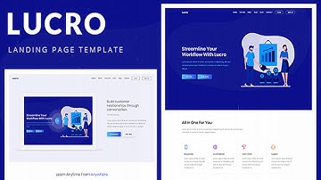 Lucro – Responsive Bootstrap 4 Landing Template | Themeforest Website Templates and Themes