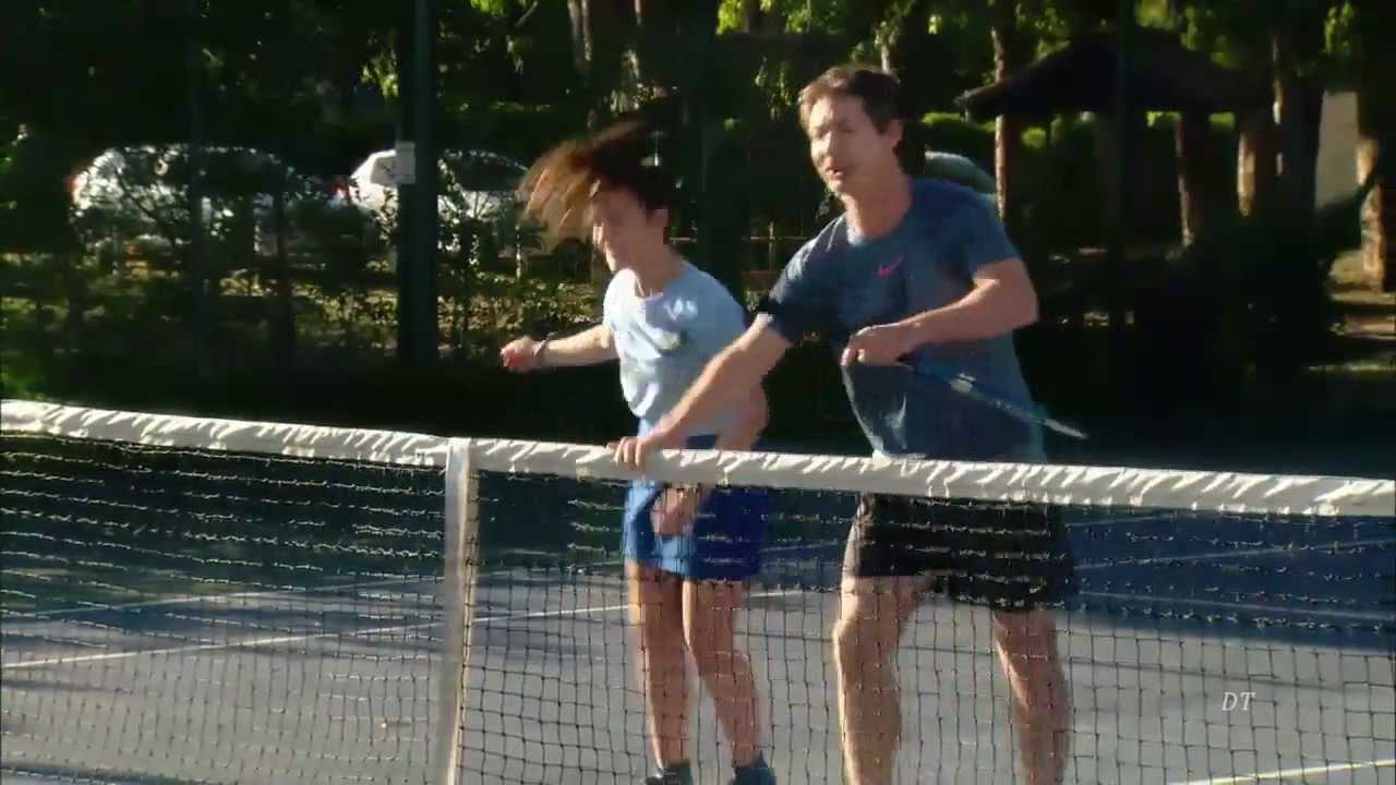 El partido de Tenis Juan y Mora SV